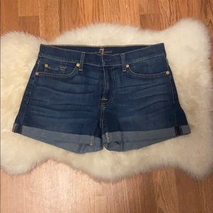 7 For All Mankind jean shorts